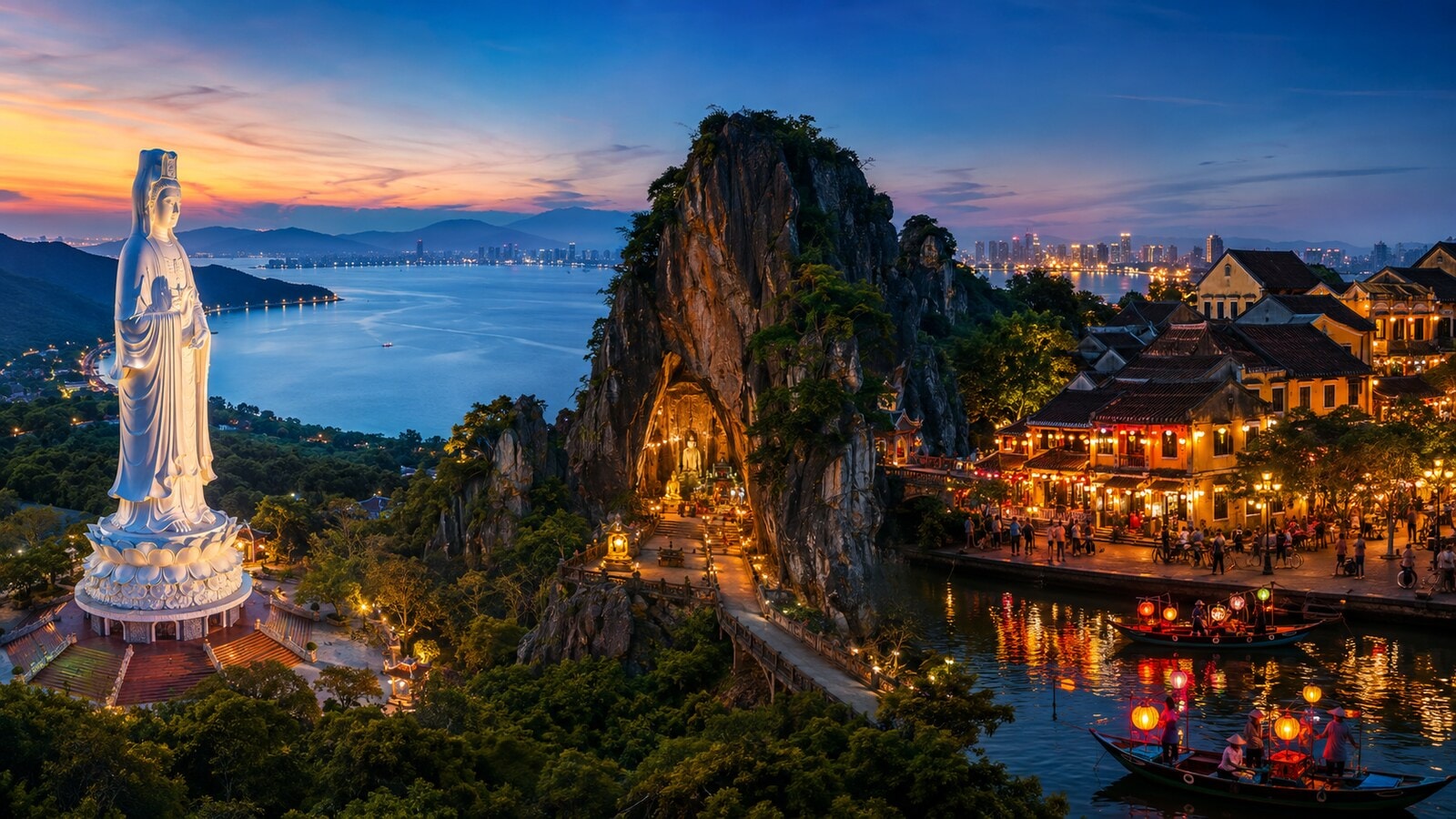 Tour Linh Ứng Sơn Trà – Ngũ Hành Sơn – Hội An